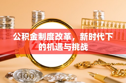 巴塘公积金制度改革，新时代下的机遇与挑战